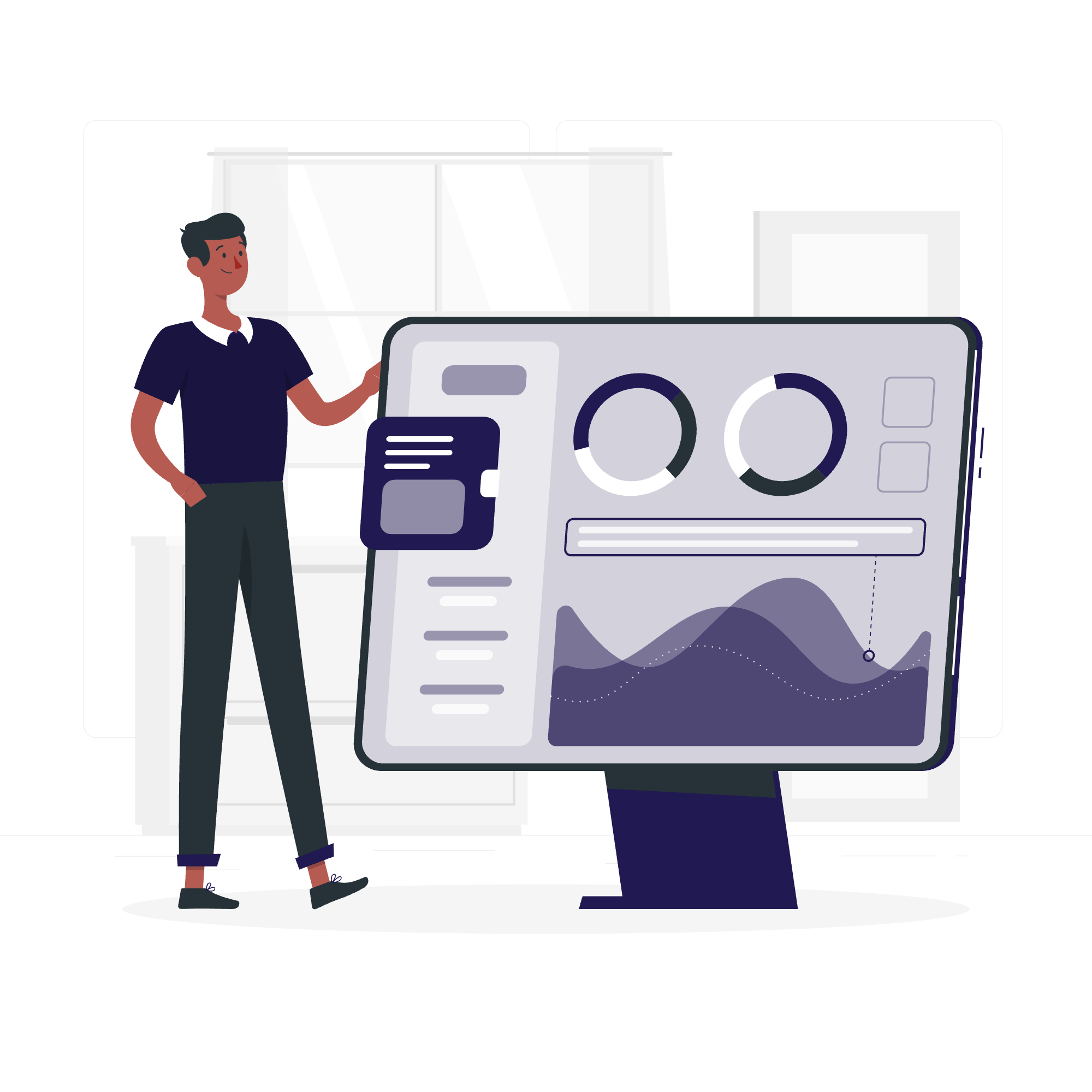 Traffic analytics illustration